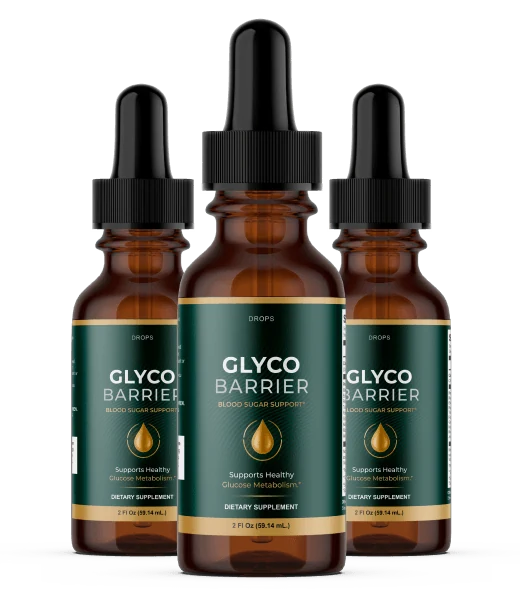 Glyco Barrier™ blood sugar support drops — 3 bottles